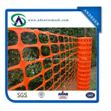Clôture de sécurité en plastique orange 80-400G / M2, clôture d&#39;avertissement